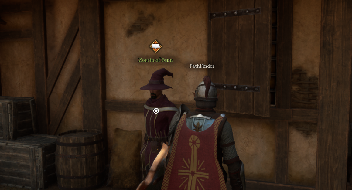 Meeting Zorrin of Fenn in Lionhold