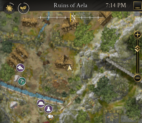 Map showing Zorrin's location in Lionhold